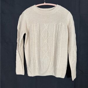 St. John's Bay Cream Cable Knit Sweater